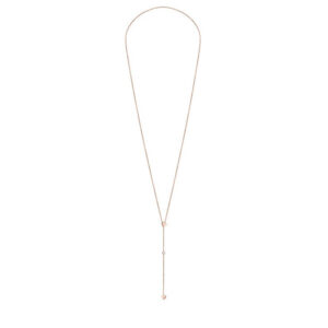 Tamaris Romantický bronzový náhrdelník se srdíčky TJ-0030-N-60