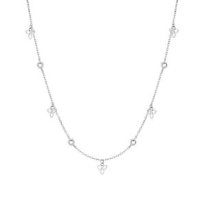 Tamaris Stylový ocelový náhrdelník se zirkony TJ-0001-N-45