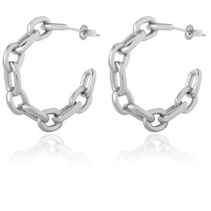Troli Módní ocelové náušnice kruhy