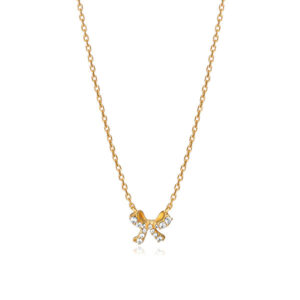 Viceroy Půvabný pozlacený náhrdelník s masličkou Clasica 61078C100-36