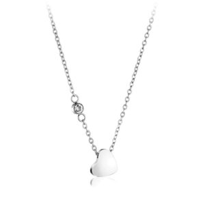 Victoria Walls Něžný ocelový náhrdelník se srdíčkem VN1097S