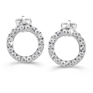 Cutie Diamonds Luxusní náušnice z bílého zlata s brilianty DZ60240-30-00-X-2