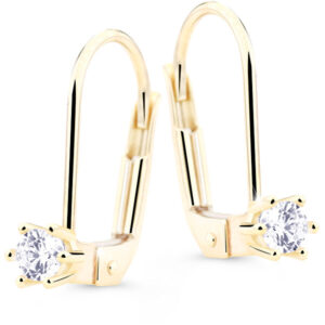 Cutie Jewellery Elegantní visací náušnice se zirkonem Z8012-50-10-X-1