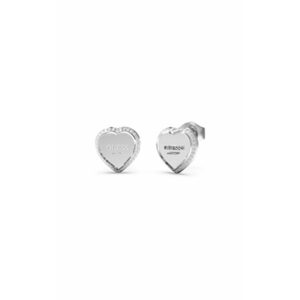 Guess Blýštivé srdíčkové náušnice Fine Heart JUBE01427JWRHT/U