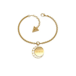 Guess Pozlacený náramek s krystaly Moon Phases JUBB01198JWYGS-S