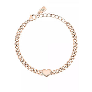 La Petite Story Bronzový náramek se srdíčkem Love LPS05ASD37