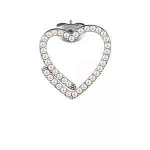 La Petite Story Romantická ocelová single náušnice s perličkami LPS02AQM22