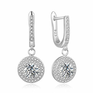 MOISS Módní stříbrné náušnice s kubickými zirkony E0003063