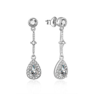 MOISS Půvabné stříbrné náušnice se zirkony E0003054