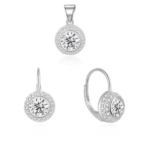 MOISS Stříbrná souprava šperků s kubickými zirkony S0000299(přívěsek