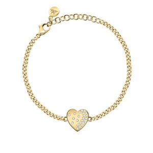 Morellato Pozlacený romantický náramek s krystaly Passioni SAUN13