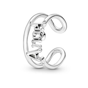 Pandora Otevřený stříbrný prsten Angel Me 190105C00 54 mm