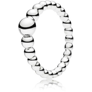 Pandora Stříbrný korálkový prsten 197536 56 mm