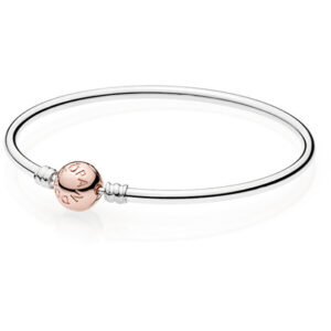 Pandora Stříbrný náramek s bronzovým zapínáním 580713 21 cm