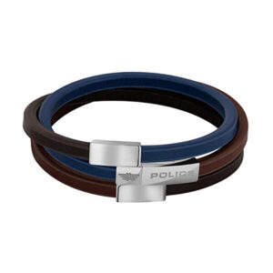 Police Pánský kožený náramek Aranui PJ26555BLS/01