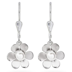Praqia Něžné stříbrné náušnice Flora NA0773_RH