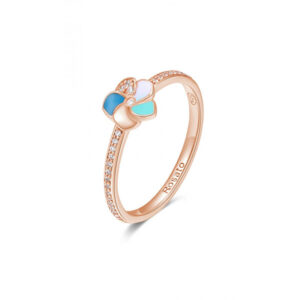 Rosato Půvabný bronzový prsten Květina Allegra RZAL006 58 mm