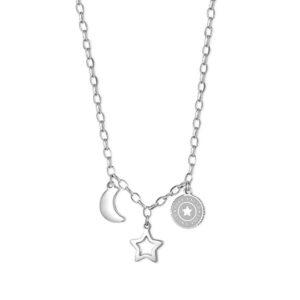 S`Agapõ Kouzelný ocelový náhrdelník s přívěsky Happy SHAR01