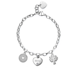 S`Agapõ Nádherný ocelový náramek pro maminku Happy SHAR14