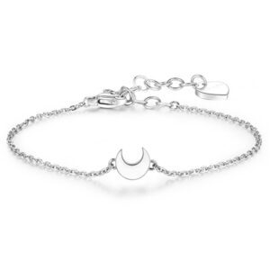 S`Agapõ Ocelový náramek s půlměsícem Click SCK16