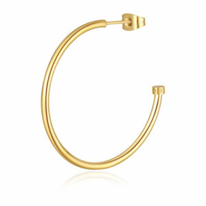 S`Agapõ Single pozlacená kruhová náušnice Happy Ears SHEA17 3