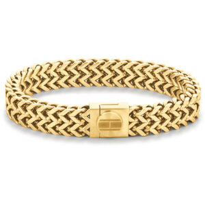 Tommy Hilfiger Masivní pozlacený náramek z oceli TJ2790246