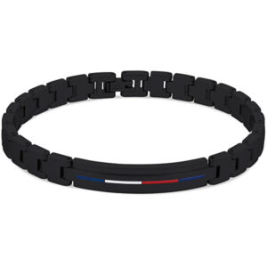 Tommy Hilfiger Nadčasový černý náramek z oceli 2790312