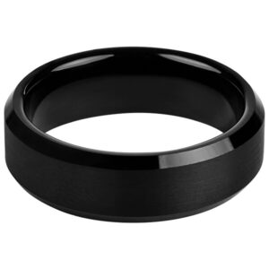 Troli Černý ocelový prsten 68 mm