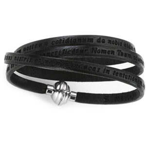 Amen Originální kožený náramek Classic PNLA02 57 cm