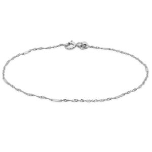 Brilio Dámský náramek Lambáda s destičkami 17 cm 261 115 00333 07