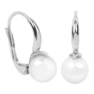 Brilio Elegantní náušnice s pravými perlami 745 235 001 00116 0700000