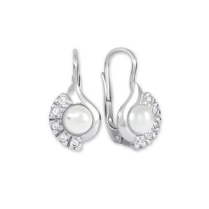 Brilio Luxusní náušnice s pravými perlami 745 235 001 00109 0700000