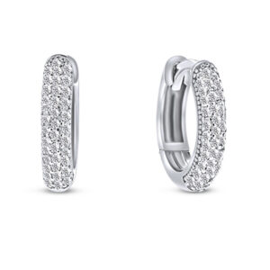 Brilio Silver Okouzlující stříbrné kruhové náušnice SILVER118