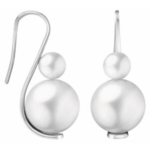 Calvin Klein Ocelové náušnice s perličkami Jazzy KJCEME040100