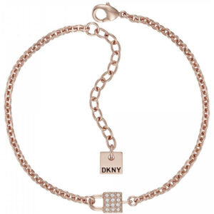 DKNY Náramek s třpytivým visacím zámkem The City Street - In Motion 5520114