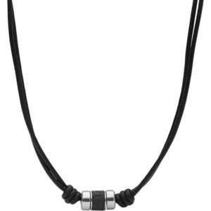 Fossil Pánský kožený náhrdelník Mens Dress JF03690040