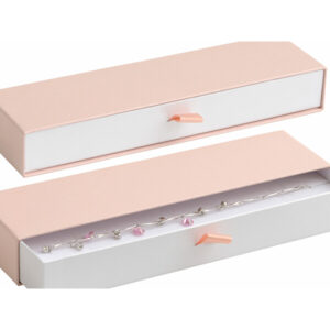 JK Box Pudrově růžová dárková krabička na náramek DE-9/A5/A1