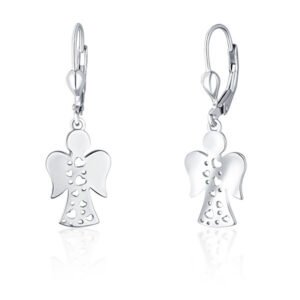 JVD Půvabné visací náušnice ze stříbra Anděl SVLE0468SH20000
