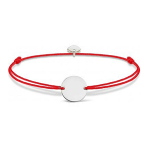 JVD Šňůrkový červený náramek s přívěsky SVLB0143XH2RE00