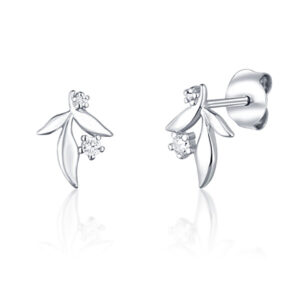 JVD Stříbrné náušnice se zirkony SVLE1214XI2BI00