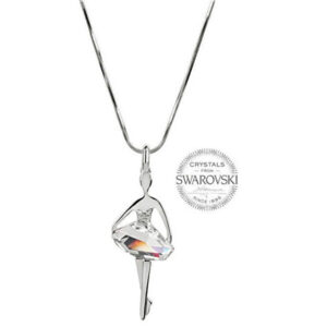 Levien Originální náhrdelník Baletka Silver Shade