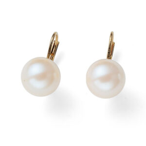 Oliver Weber Elegantní pozlacené náušnice s perlami Good 23023G 1