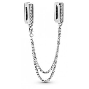 Pandora Stříbrný bezpečnostní řetízek se zirkony Reflexions 798269CZ-05