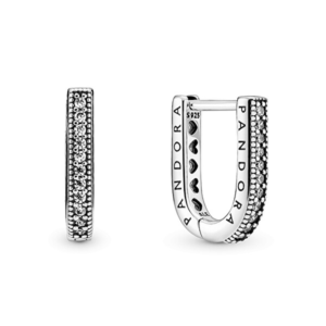 Pandora Stylové stříbrné náušnice 3v1 Pandora logo 299488C01