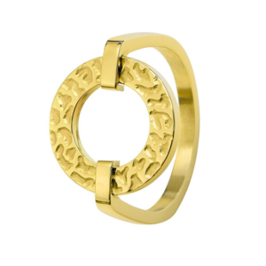 Pierre Lannier Nadčasový pozlacený prsten Caprice BJ01A320 56 mm