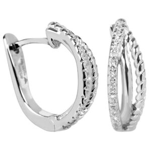 Silver Cat Stříbrné náušnice se zirkony SC252