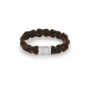 Tommy Hilfiger Fashion tmavě hnědý kožený náramek 2790373
