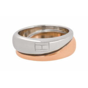 Tommy Hilfiger Módní ocelový bicolor prsten 2700644 56 mm