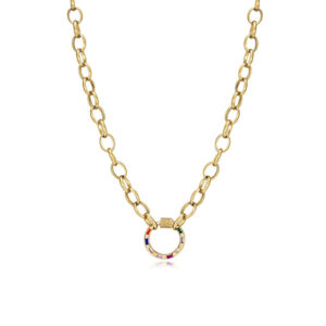 Viceroy Stylový pozlacený náhrdelník Chic 1379C01012